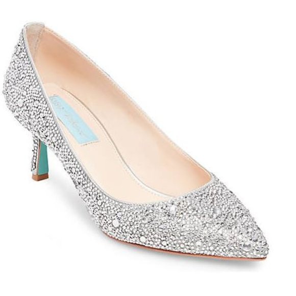 Betsey Johnson Shoes - Betsey Johnson Blue Jora Evening Pumps NIB Size 9